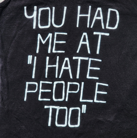 Hot Topic I Hate People Too Tank Top - Picture 3 of 4